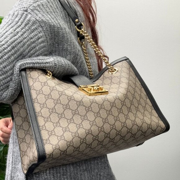 Gucci Handbags - 💎✨RARE FIND✨💎  Authentic GUCCI GG Padlock Shoulder Bag